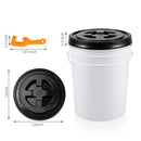2 Pieces 5 Gallon Bucket Lid Bucket Lid Opener Plastic Storage Bucket B0BG28S98D - Brand New