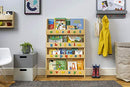 Tidy Books Gray ABC Bookshelf for Kids - Gray, Pink Alphabet - Brand New