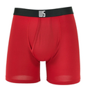 WARRIORS & SCHOLARS 6" INSEAM WARRIORFIT BOXER BRIEF - SIZE: MEN M - RED - Like New