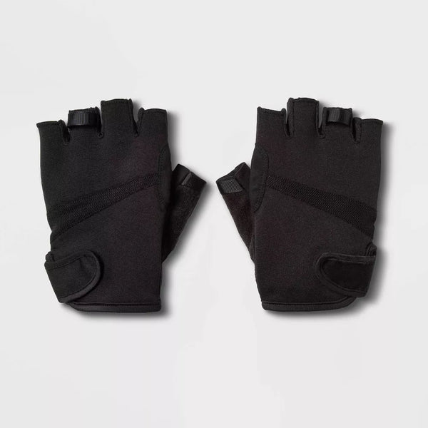 ALL IN MOTION MEN'S STRENGTH TRAINING GLOVES - BLACK - Like New
