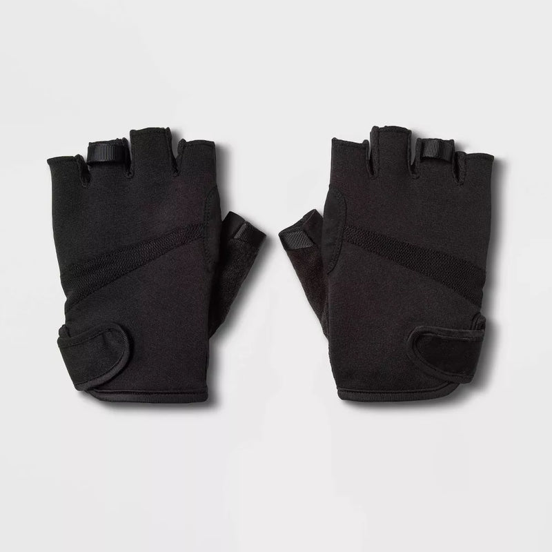 ALL IN MOTION MEN'S STRENGTH TRAINING GLOVES - BLACK - Like New