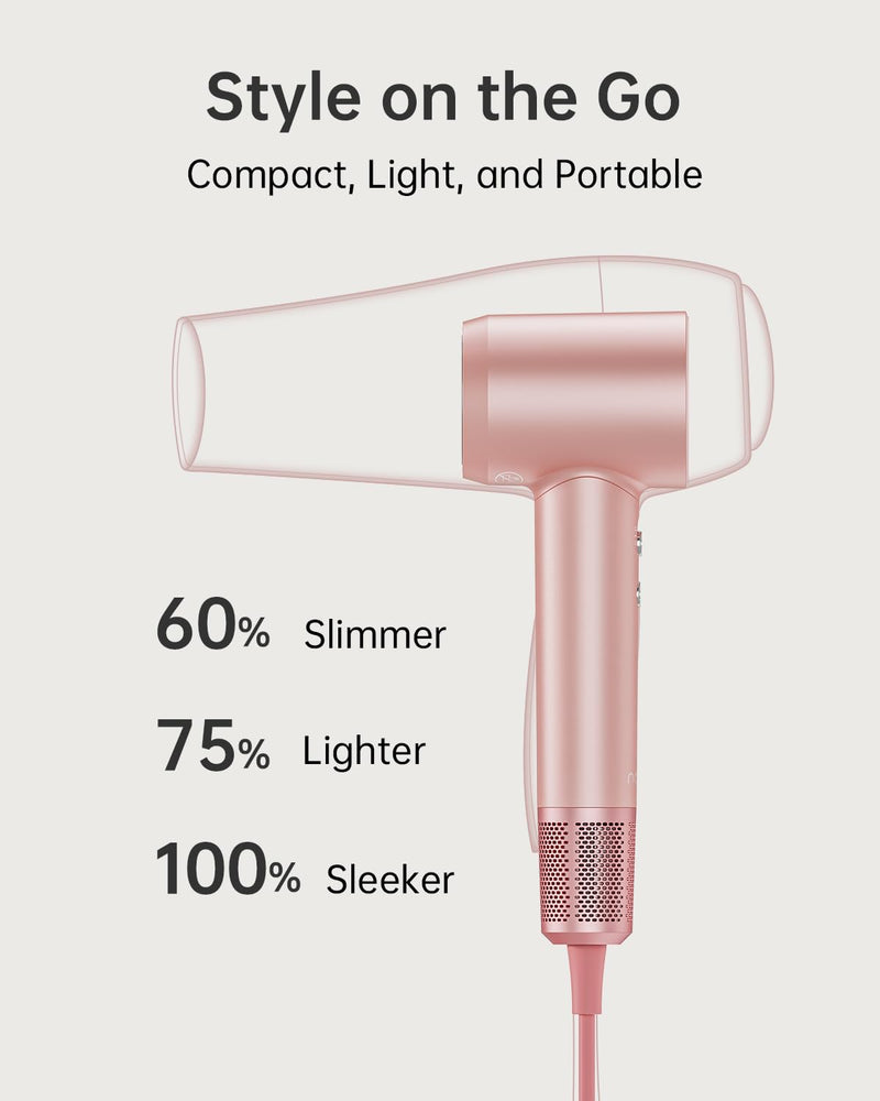 Laifen Swift Hair Dryer with 110,000 RPM Brushless Motor LF03 - PINK New