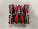 AMPHIBIOUS RC CAR REMOTE CONTROL KIDS 4WD 2.4GHZ 2 IN 1 RC STUNT CAR - BLACK/RED - Like New
