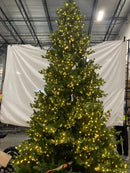 GENERIC 9FT CHRISTMAS TREE WITH LIGHTS - GREEN - Like New