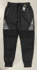 G-MAN BLACK SPORTS DRAWSTRING SWEAT PANTS - SIZE: MEN X-LARGE - BLACK - Brand New