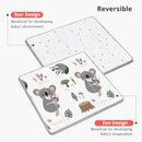 Foldable Baby Play Mat, PIGLOG 0.6in Thick Waterproof Playmats for Babies - Like New