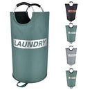 DOKEHOM 115L X-Large Laundry Basket, Collapsible Laundry Hamper - Green&Sliver - Brand New