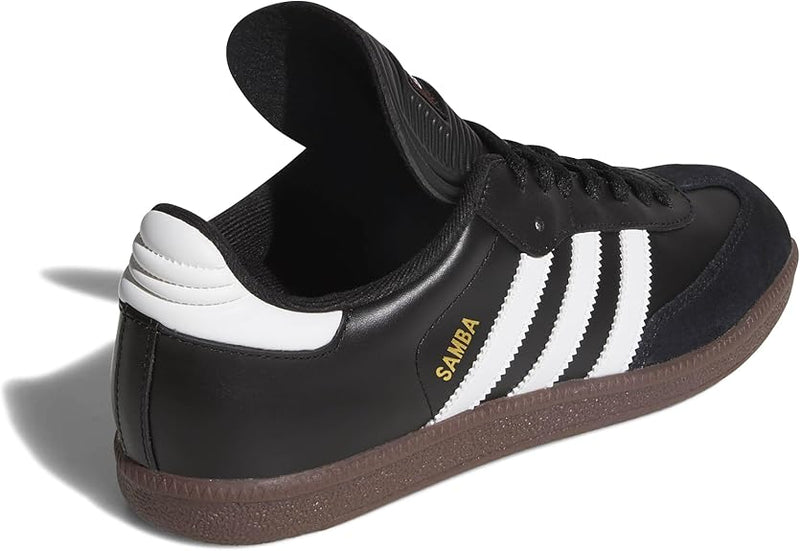 ADIDAS MEN'S SAMBA CLASSIC INDOOR SOCCER SHOE - SIZE: 10.5 - BLACK/WHITE/BLACK - Brand New