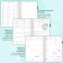 CLEVER FOX BUDGET PLANNER PRO - FINANCIAL ORGANIZER (7"X10") - TURQUOISE - Brand New