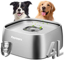 PAWTNERS ALL STAINLESS STEEL DOG WATER BOWL NO SPILL 135OZ PTPT090AS11 - SILVER - Like New