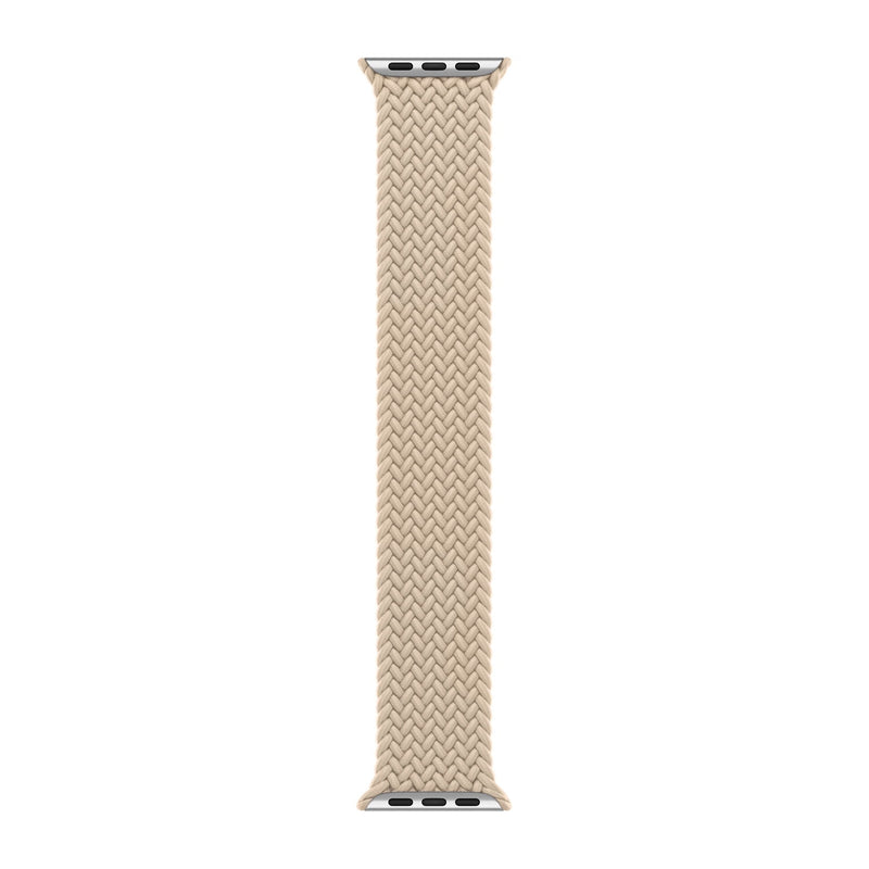 APPLE WATCH BRAIDED SOLO LOOP 45MM MPCW3AM/A - SIZE 11 - BEIGE - Like New