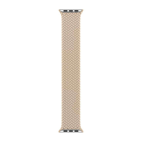 APPLE WATCH BRAIDED SOLO LOOP 45MM - SIZE 11 - BEIGE - Brand New