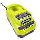 RYOBI ONE+ 18V LITHIUM-ION CHARGER PCG002 - LIGHT GREEN/BLACK - Like New