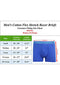 BLU ROCK MEN'S COTTON FLEX STRETCH BOXER BRIEFS-3 PACK SIZE MEDIUM - MEDIUM BLUE - Brand New
