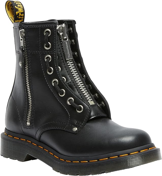 1460TZ Dr. Martens Women's 1460 Twin Zip Leather Lace Up Boots New