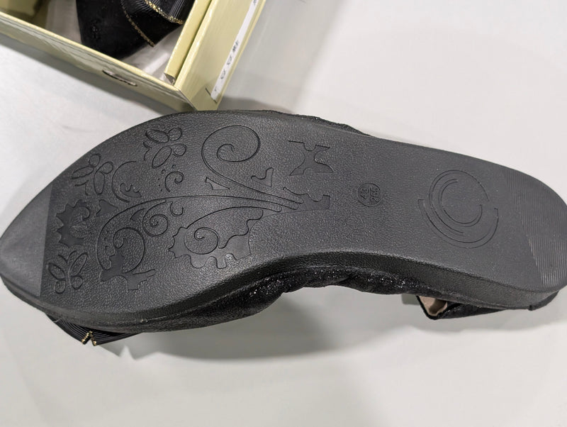 GUANSITU FOLDING SHOES WOMENS - SIZE: WOMEN 11 (EU W43) - BLACK - Like New