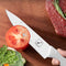 IMARKU KITCHEN KNIFE SET JAPANESE KNIVES, STAINLESS STEEL, WHITE - GRAYISH WHITE - Like New