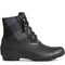 SPERRY WOMEN'S SALTWATER RAIN BOOT - SIZE WOMEN 5.5 (EU W35.5) - BLACK CHECK - Like New
