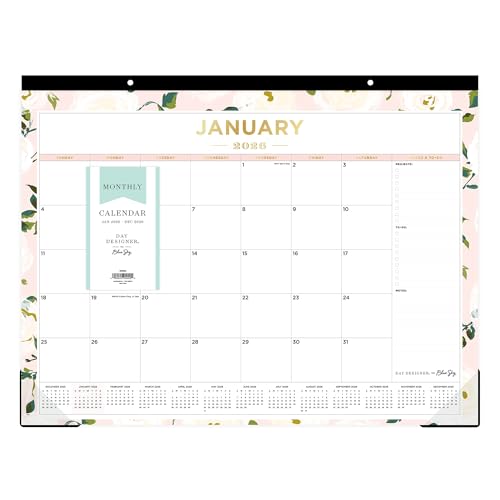 ‎BLUE SKY 2026 DAY DESIGNER DESK PAD CALENDAR 22" X 17" COMING - Scratch & Dent