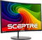 Sceptre 24 Curved 75Hz Gaming LED Monitor FHD Metal Black C248W-1920RN Like New
