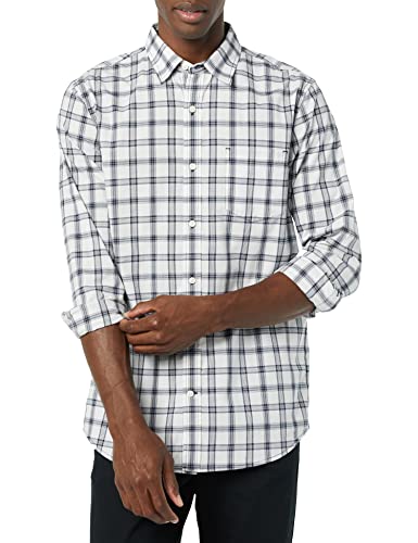 AMAZON ESSENTIALS MEN'S LONG-SLEEVE SLIM-FIT STRETCH SHIRT SIZE MEN L - Brand New