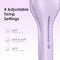 NOVUS CURLING IRON HAIR CRIMPER WAVER 1.4 INCH ANTI-SCALD ROVY WAVES - LAVENDER - Like New