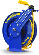 Goodyear Extension Cord Reel 14AWG x 100' Feet 125V 13 Amp 1625W CR815.05 - Blue Like New