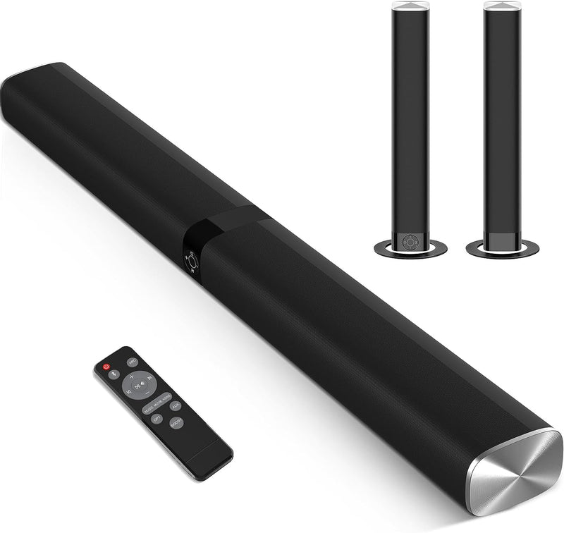 Assistrust Wired & Wireless Sound Bars for TV, Bluetooth 5.0 - Scratch & Dent