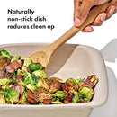 OXO GOOD GRIPS 3 QT RECTANGULAR STONEWARE BAKING DISH - BISCUIT - Brand New