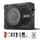 JINYEZI 10" 1200W UNDER SEAT SUBWOOFERS WITH AMP CLASS D MOSFET AMP - BLACK - Like New