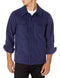 AMAZON ESSENTIALS MEN'S LONG-SLEEVE POLAR FLEECE SHIRT JACKET NAVY SIZE:M - Brand New