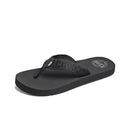 RF000313BLA REEF MEN'S SANDALS, SMOOTHY, BLACK, SIZE 9 - Brand New