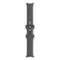 GOOGLE PIXEL WATCH LTE POLISHED SILVER STAINLESS CHARCOAL ACTIVE BAND - Like New