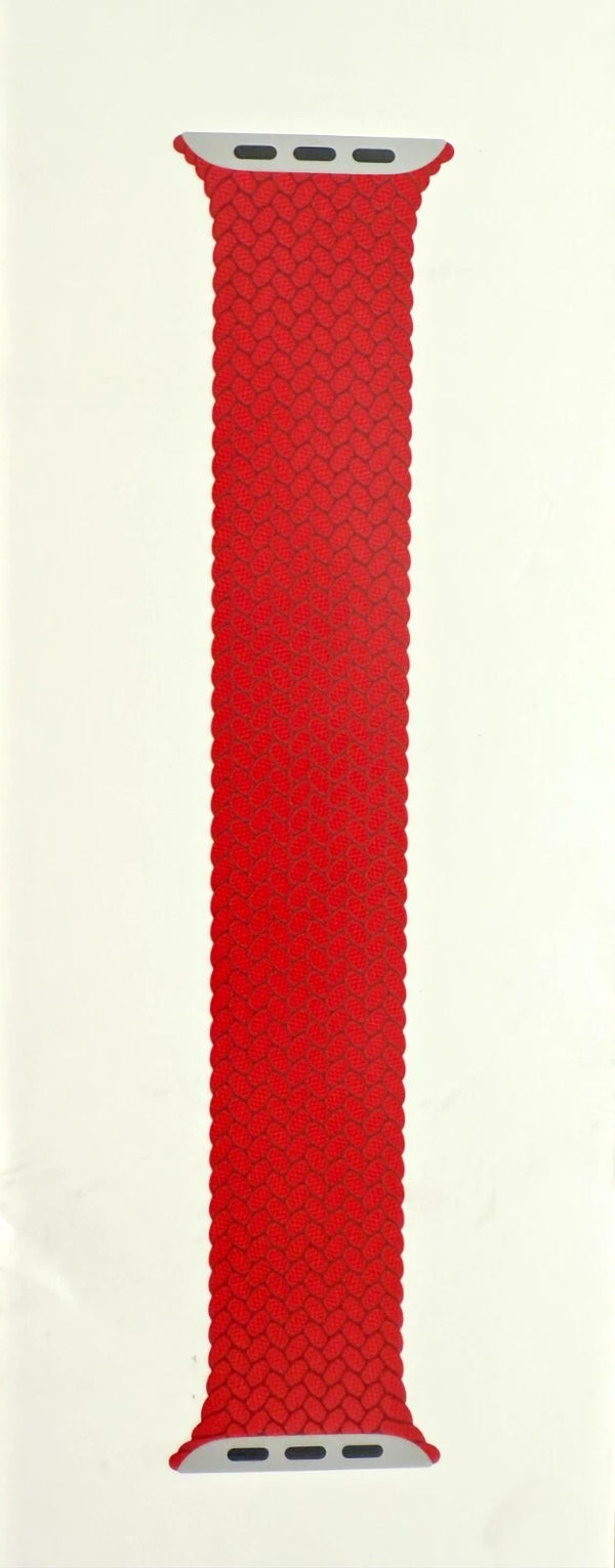 APPLE WATCH 40MM SIZE 6 RED BRAIDED SOLO LOOP BAND - RED - Brand New