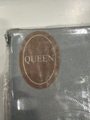 QUEEN BAMBOO COMFORT 1800 SERIES EGYPTIAN LUXURY QUEEN SHEET SET -DARK GRAY - Like New