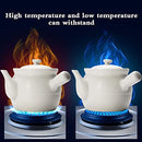 Traditional Ceramic Medicine Pot Decocting (White, Size : 3100ML) - Like New