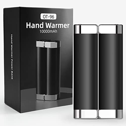 ASYOURZ HAND WARMERS RECHARGEABLE 2 PACKS 5000MAH OT-96 - BLACK - Like New