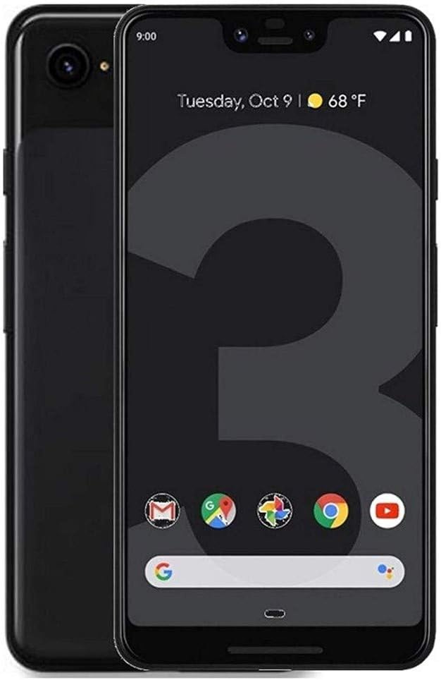 For Parts: Google Pixel 3 64GB -VERIZON LOCKED-BLACK PHYSICAL DAMAGED