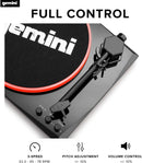 Gemini Sound TT-900 Stylish 3-Speed Wireless Turntable, 50W Speakers - RED Like New