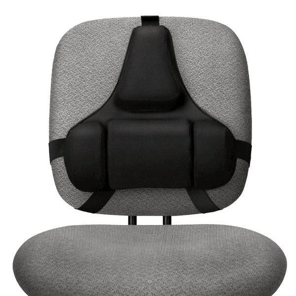 FELLOWES PROFESSIONAL SERIES BACK SUPPORT, BLACK (8037601) - BLACK - Like New