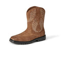 AMAZON ESSENTIALS MENS SQUARE TOE WESTERN COWBOY BOOTS TAN SIZE 12 - Like New