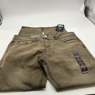 BLU ROCK MEN'S FLEX STRETCH SLIM FIT STRAIGHT JEANS - SIZE: MEN 32X31 - GRAY - Brand New