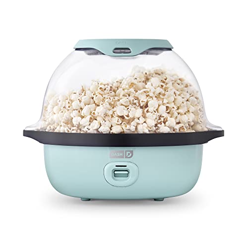 DASH SMARTSTORE STIRRING POPCORN MAKER - AQUA - Scratch & Dent