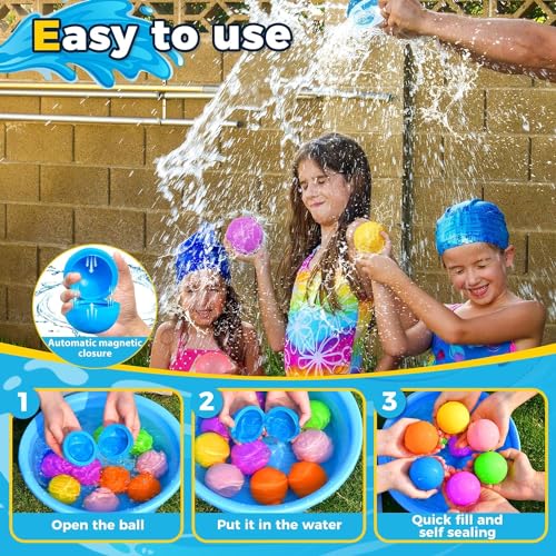 SOPPYCID 12PCS Water Balloons Weekend Water Ball Splash Ball Bomb 00119 - Brand New