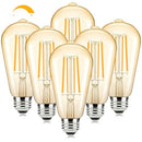 Brightever Dimmable Amber Light Bulbs 60 Watt Equivalent 2200K Warm Light - Like New