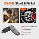 VEVOR Front and Rear Brake Kit Compatible with Toyota Sienna, Highlander - Brand New