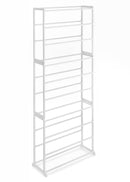 Whitmor 10 Tier Shoe Tower 30 Pair Closet Organizer 6780-3048-WHT - WHITE - Like New