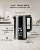 TISANIO ELECTRIC KETTLE WITH TEMPERATURE CONTROL,1.7L 5 PRESETS FOR COFFEE TEA - Like New