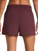 REEBOK WOMEN'S SPRINTER ZIP RUNNING 3” SHORT SIZE: WOMEN L - FUDGE - Brand New