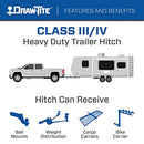Draw-Tite 76627: Class 3 Trailer Hitch, 2" Square Receiver - Black - Like New